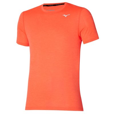 Camisa Mizuno Impulse Core Tee Hombre Rojos - Chile M891ZWNVDB